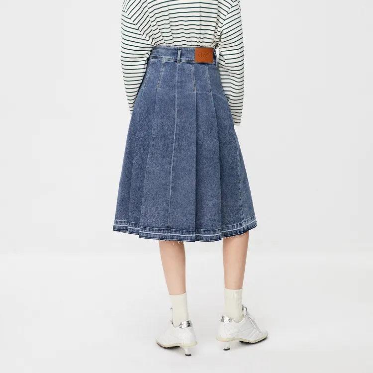 ONLY Denim Long Skirts Women's-4