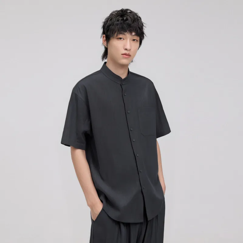 HERBEL Shirts Men Black-2