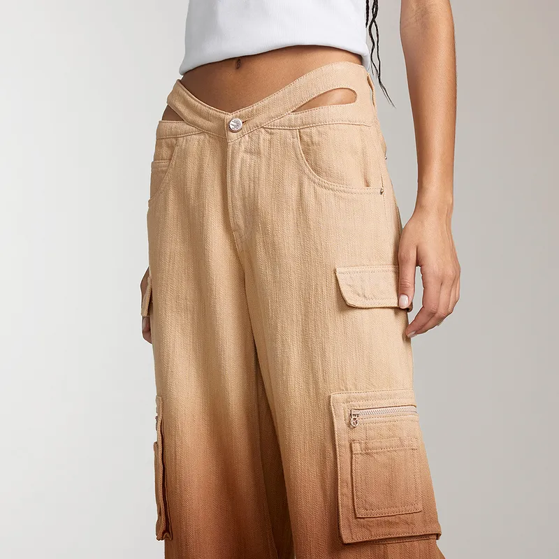 Miss Sixty Jeans Women's Khaki Brown-3