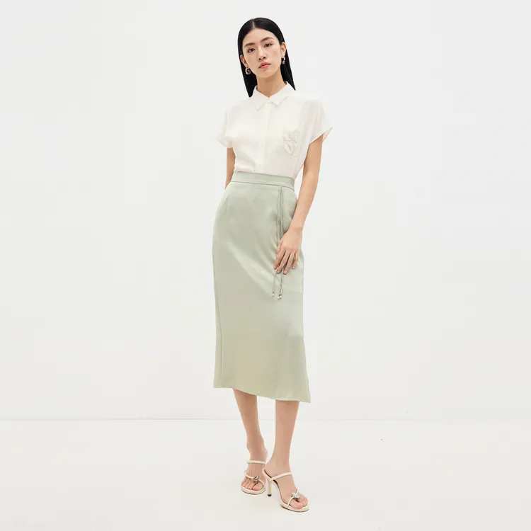 SHUIYUNJIAN Casual Short Skirts Women's-4