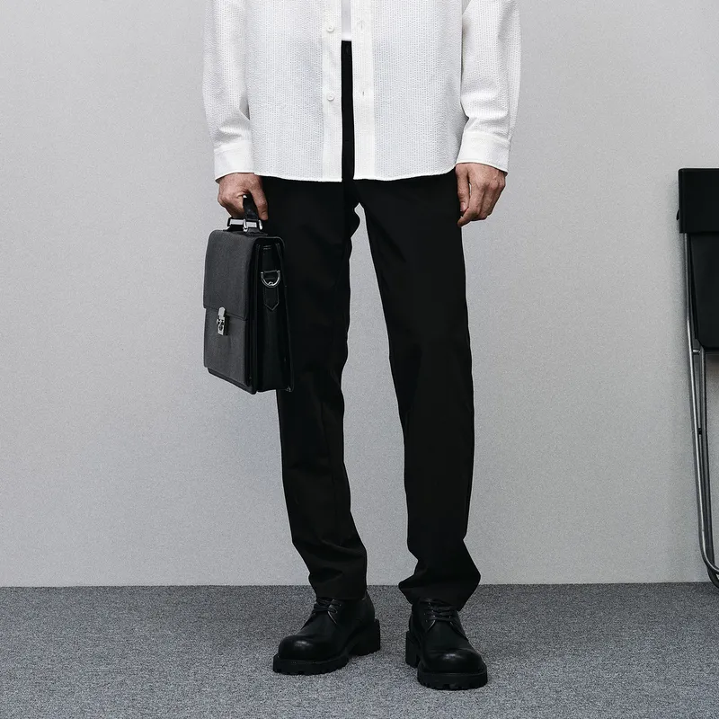 GXG Casual Pants Men Black-3