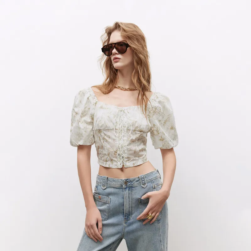 ONLY Chiffon Shirt Women's H4J Blueno-2