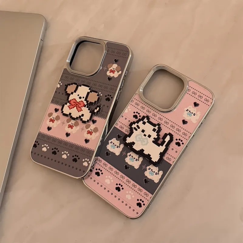 QIZHENG TPU Material Couple Phone Case Compatible With Apple 16 Pro Max/15/14/13/12/11-6