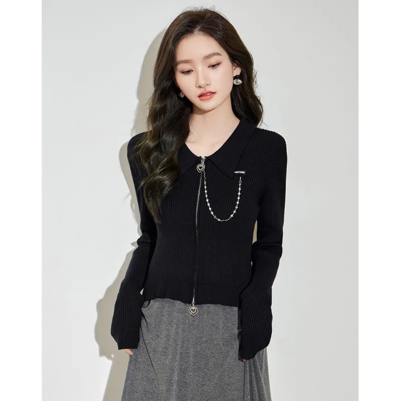 Love Elaine Knitwear Women's Black-2