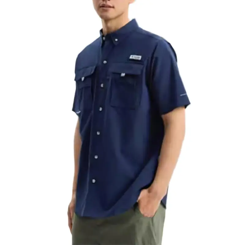 Columbia Shirt Unisex Navy Blue-4