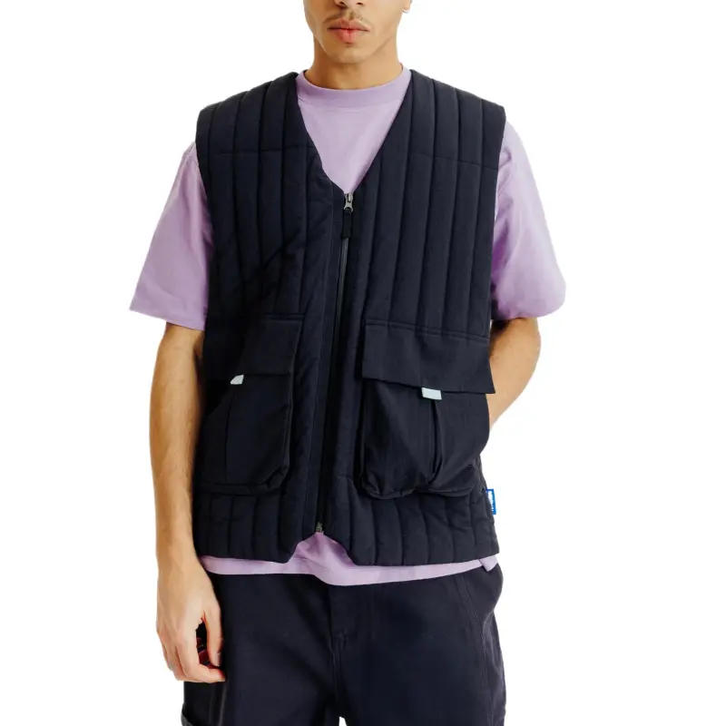 DECATHLON x TETSUNORI Vest Unisex Smoky Black-1