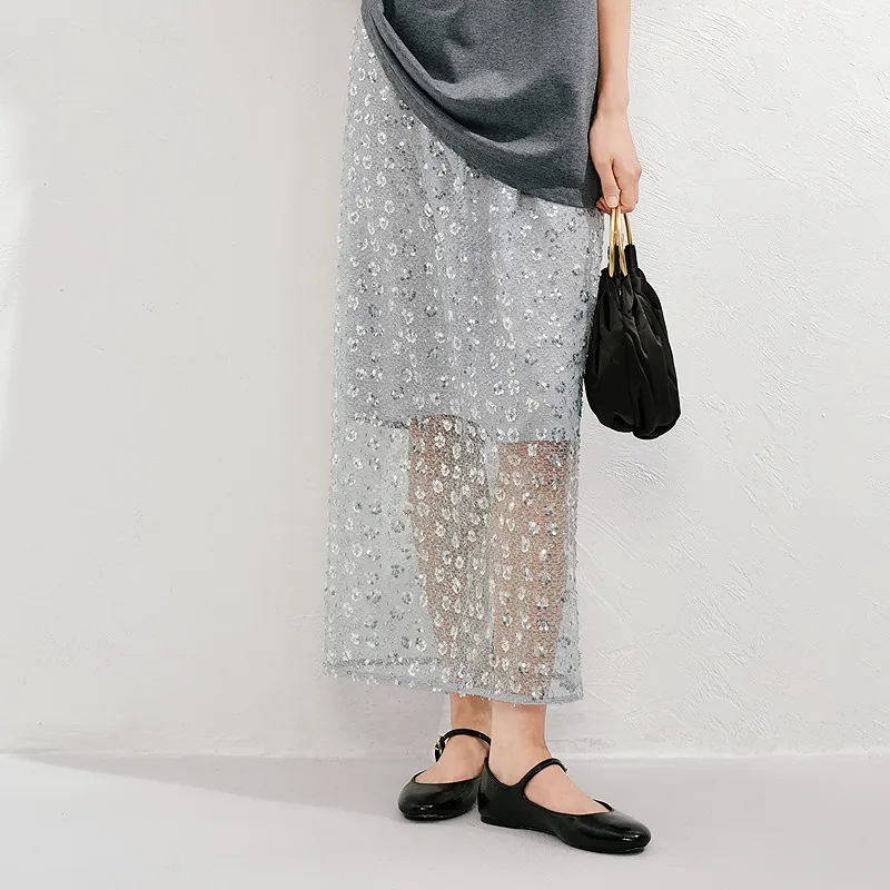JZ. ANNAKRO Casual Long Skirt Women's-2