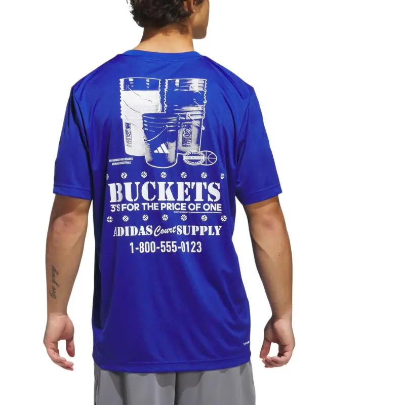 Adidas T Shirt Men's Royal Blue-2