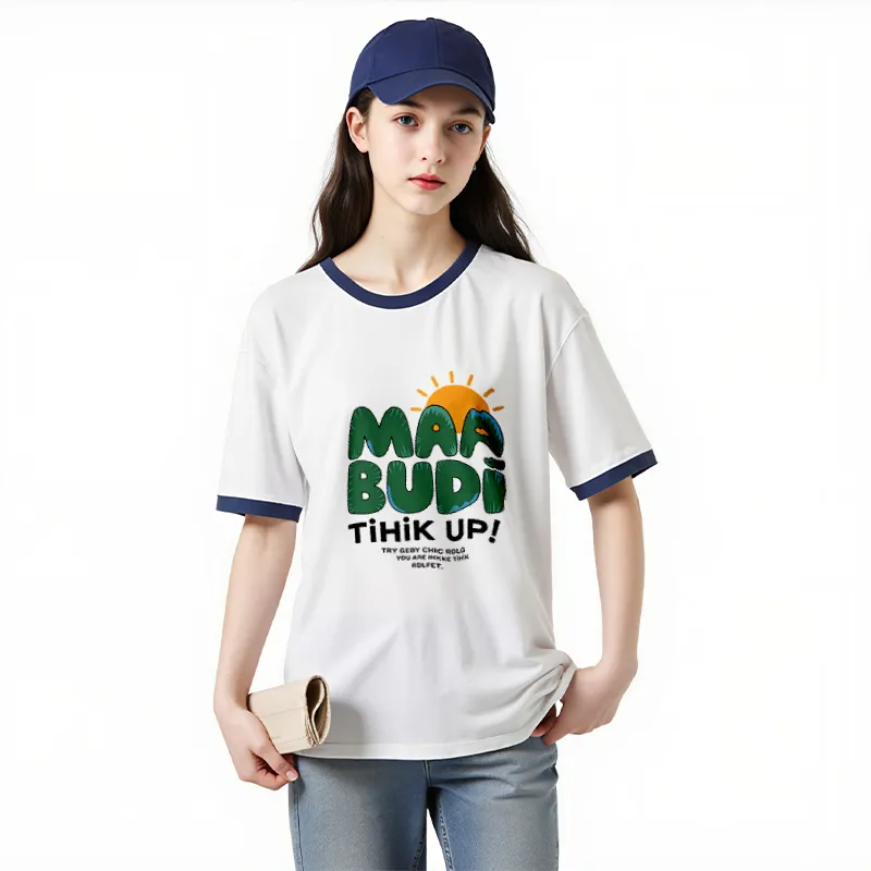 FAIRWHALE Drop Shoulder Sleeve T Shirt Women's-7