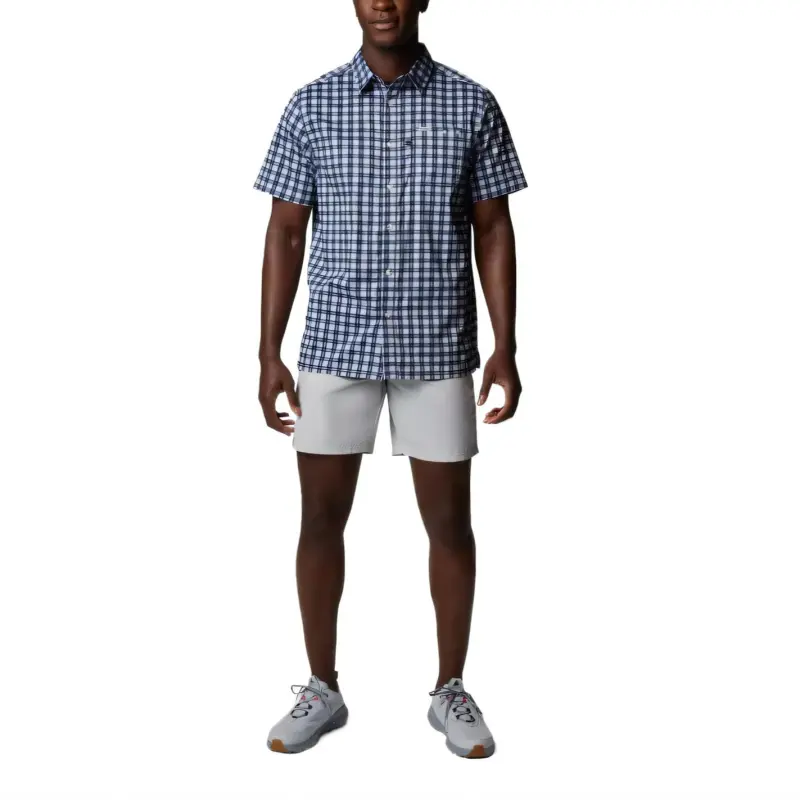 Columbia PFG Super Slack Tide Shirt Men's Blue-3