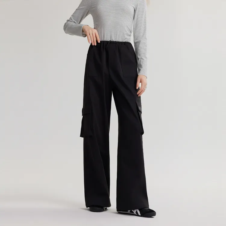 ELLE Casual Pants Women's Black-5