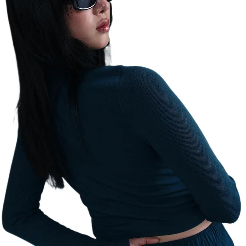 Nike Sportswear Essential Women's Ribbed Mock Neck Long Sleeve Top-2