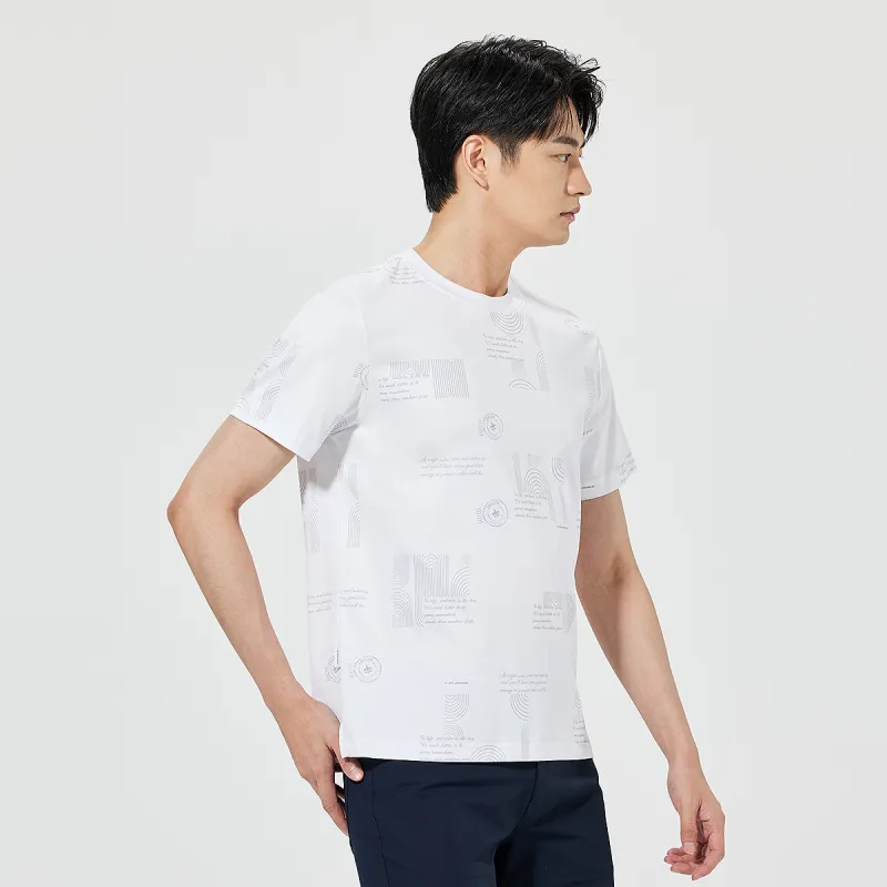 LESS IS MORE T Shirts Men Gray White 25XTX1021Y-3