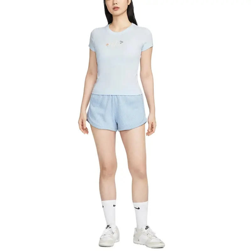 Nike Sportswear Regular T Shirt Women's Purple Blue-2