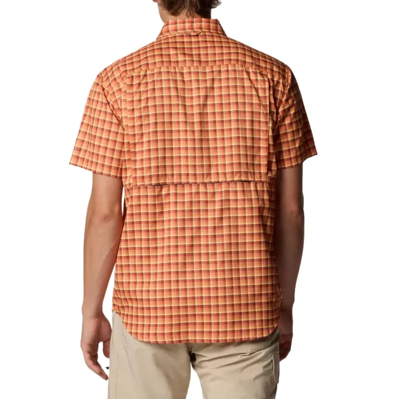 Columbia Silver Ridge Utility Lite Shirt Men's Orange Lattice-1