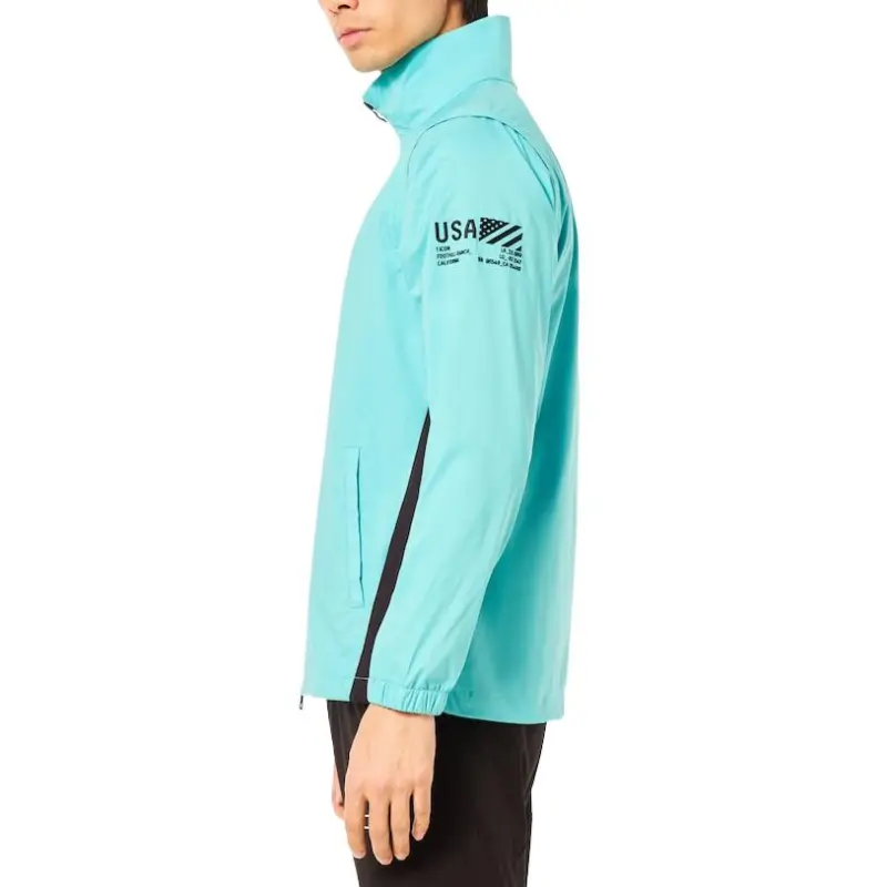 Oakley Tactful Wind SOLOTEX Jackets Coats Men's Cyan-5
