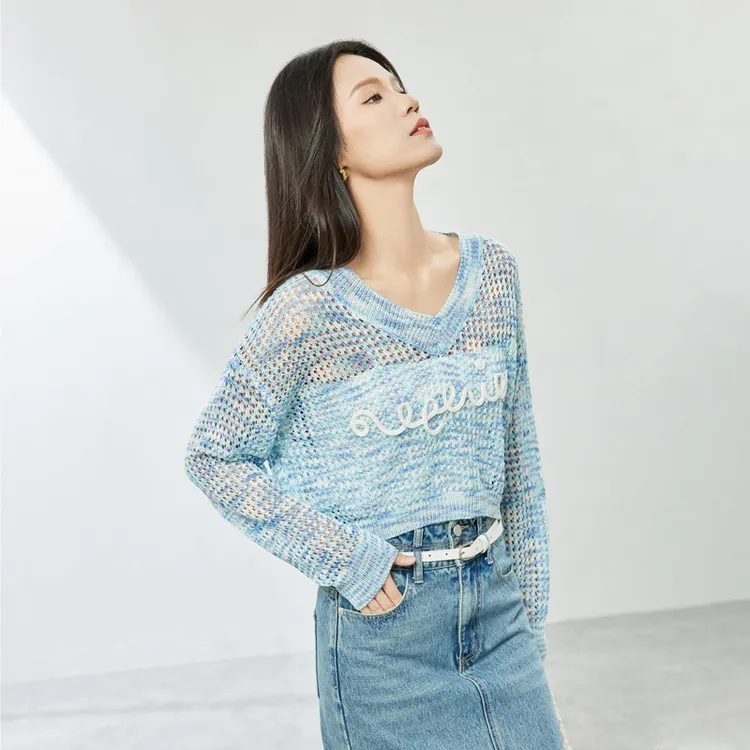 SENTUBILA Knitwear Women's Aquatic Blue-3