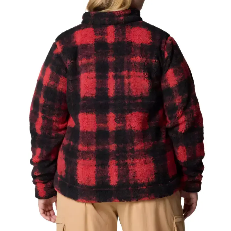 Columbia West Bend Quarter Zip Sweatshirt Women's Red-1