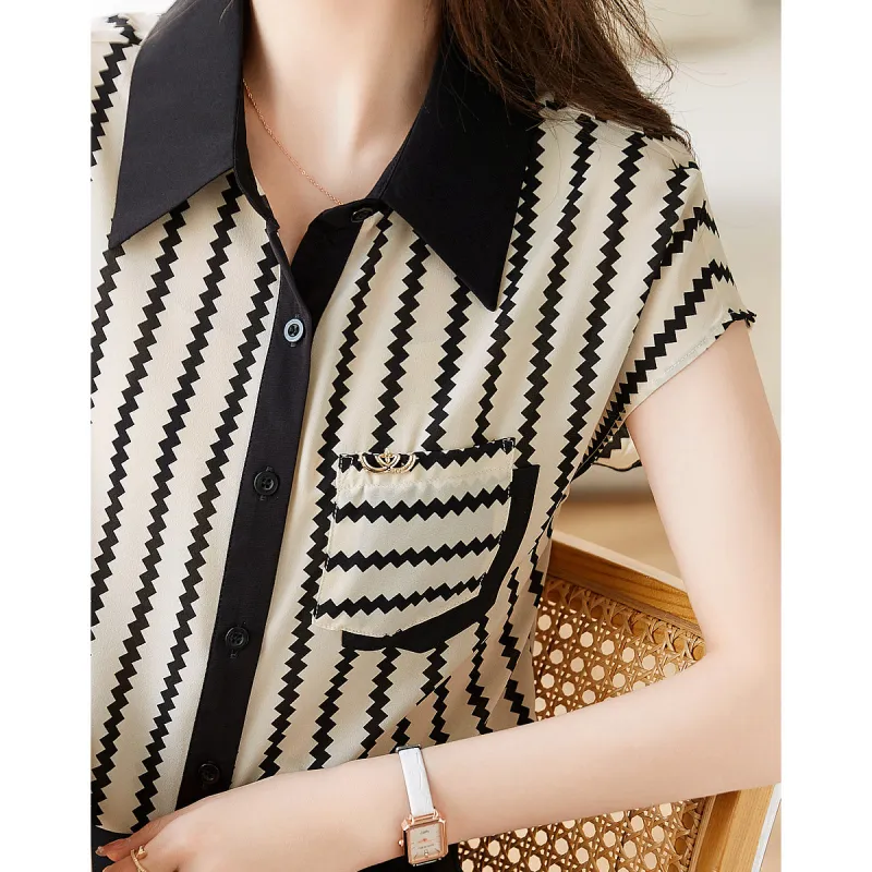Like The Age Of Water Shirt Women's Stripes-5