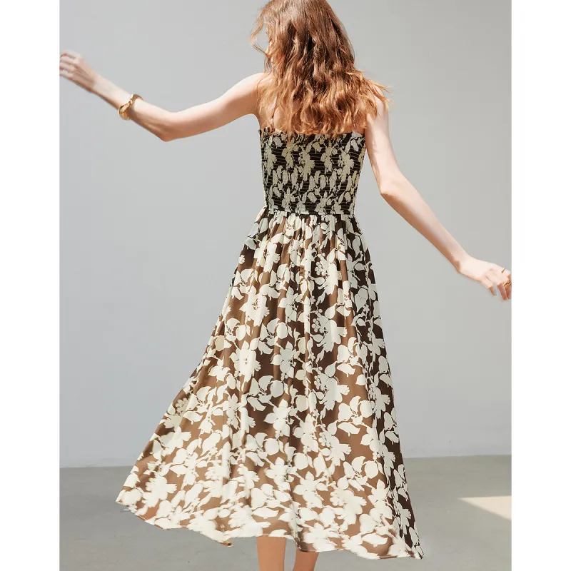 Initial Language Slip Dress Women's-4