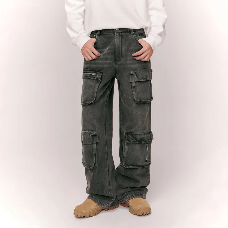 NO ONE ELSE Jeans Unisex Black-2