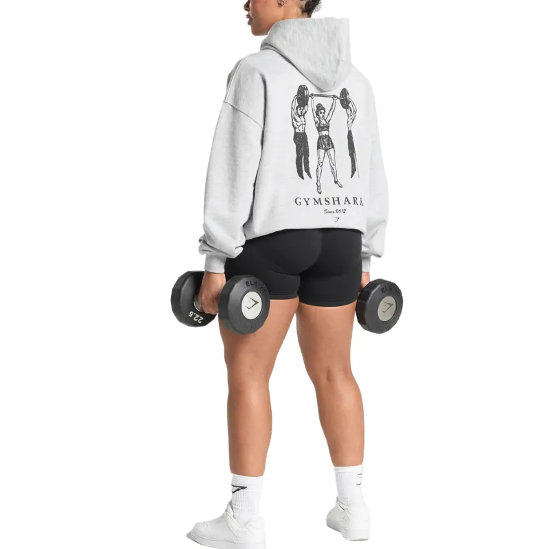GYMSHARK Sweatshirt Women's Gray-3