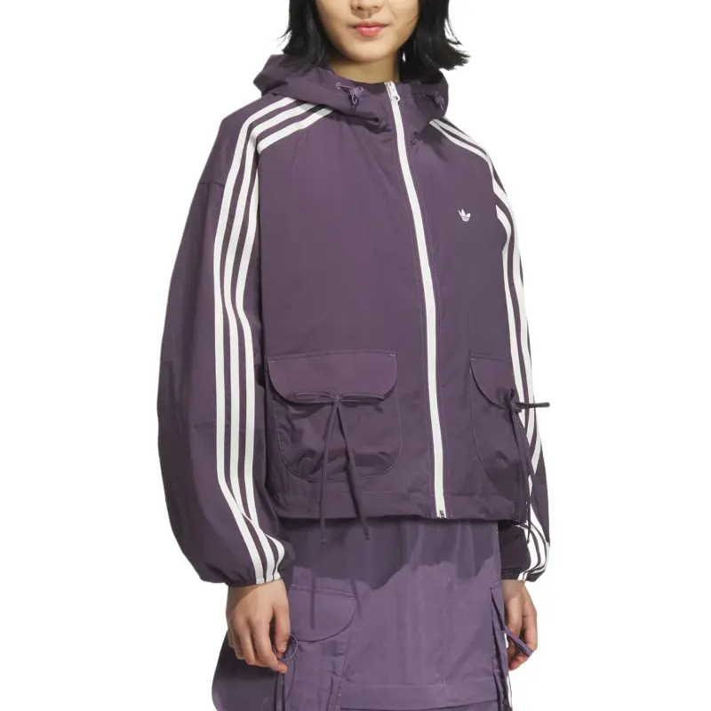 Adidas Originals WINDBREAKER Jacket Women's Dark Violet-1