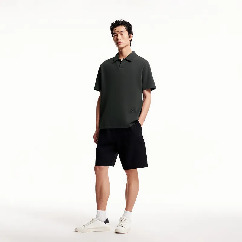 JACK&JONES Polo Shirts Men E44 Black Sand Color-3