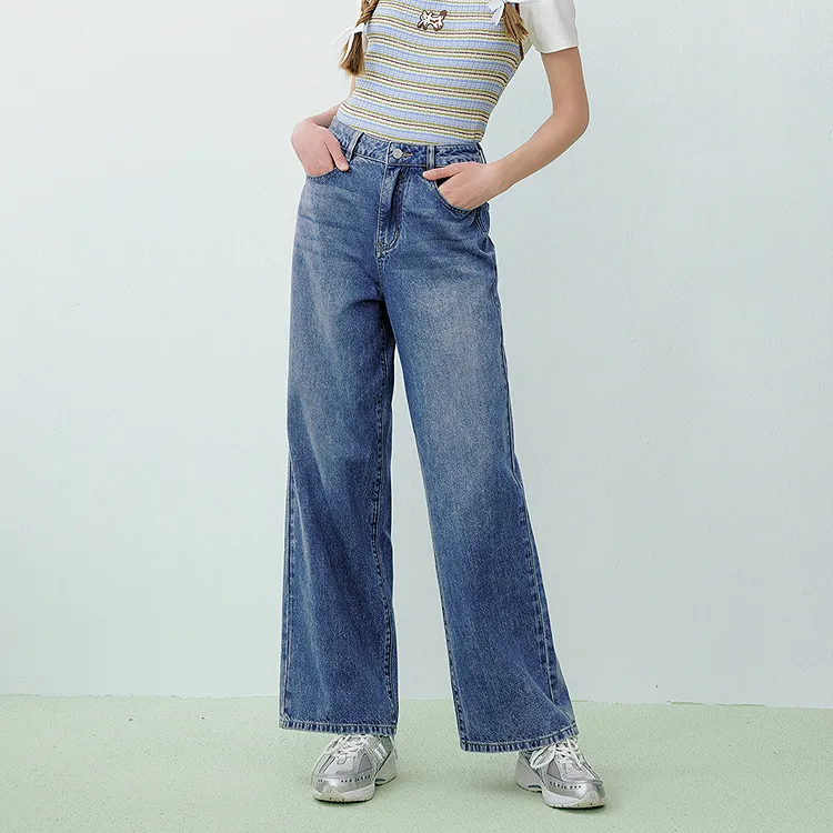 LEDIN Jeans Women's Denim Blue-2