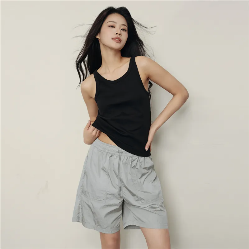 UNIQLO Casual Shorts Women's 01 Silver Gray-2