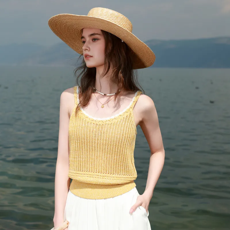 3COLOUR Knitwear Women's Light Yellow-5