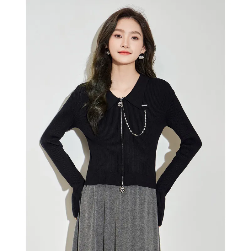 Love Elaine Knitwear Women's Black-7