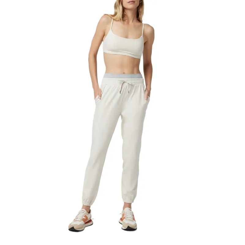 Vuori Knitted Sweatpants Women's Ecru-2