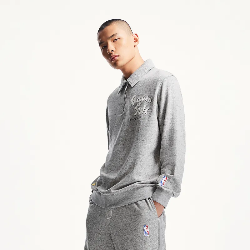 JACK JONES· x NBA Sweatshirt Men's Light Heather Gray-3
