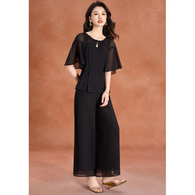 Mylan Casual Suits Women's Black-5