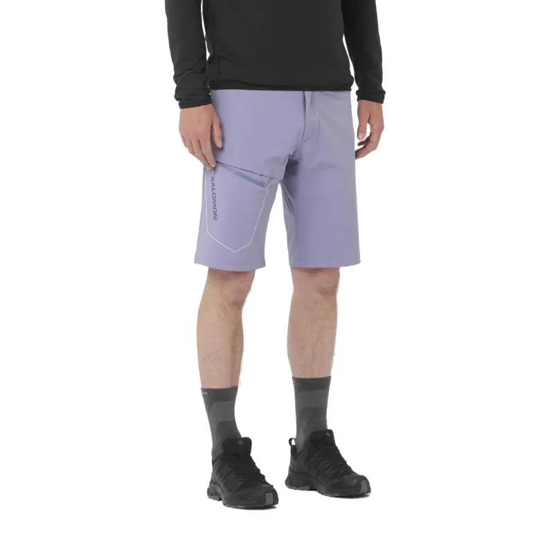 SALOMON WAYFARER Casual Shorts Men's _Argument Blue Granite Color-1