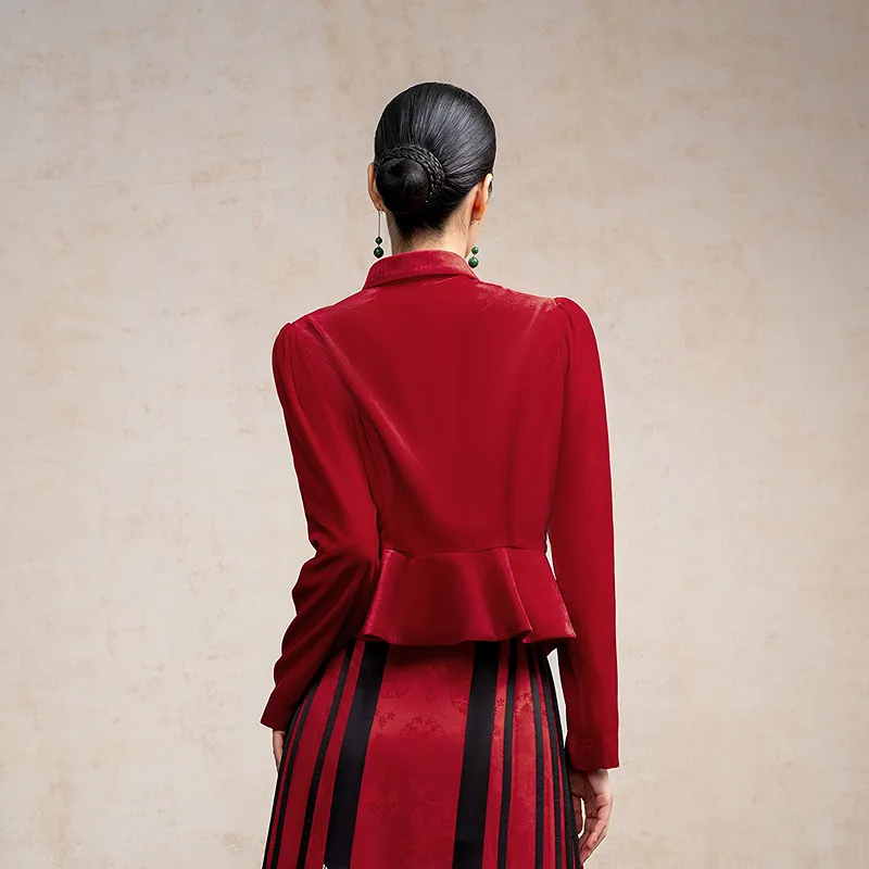 A LIFE ON THE LEFT Cropped Coat Women's-12