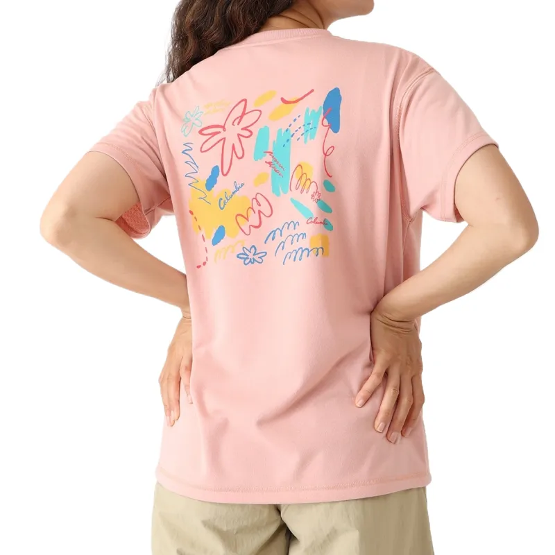 Columbia T Shirts Women's Pink-3