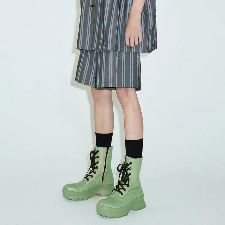 CROQUIS Casual Shorts Unisex 489 Blue Green Combo-4