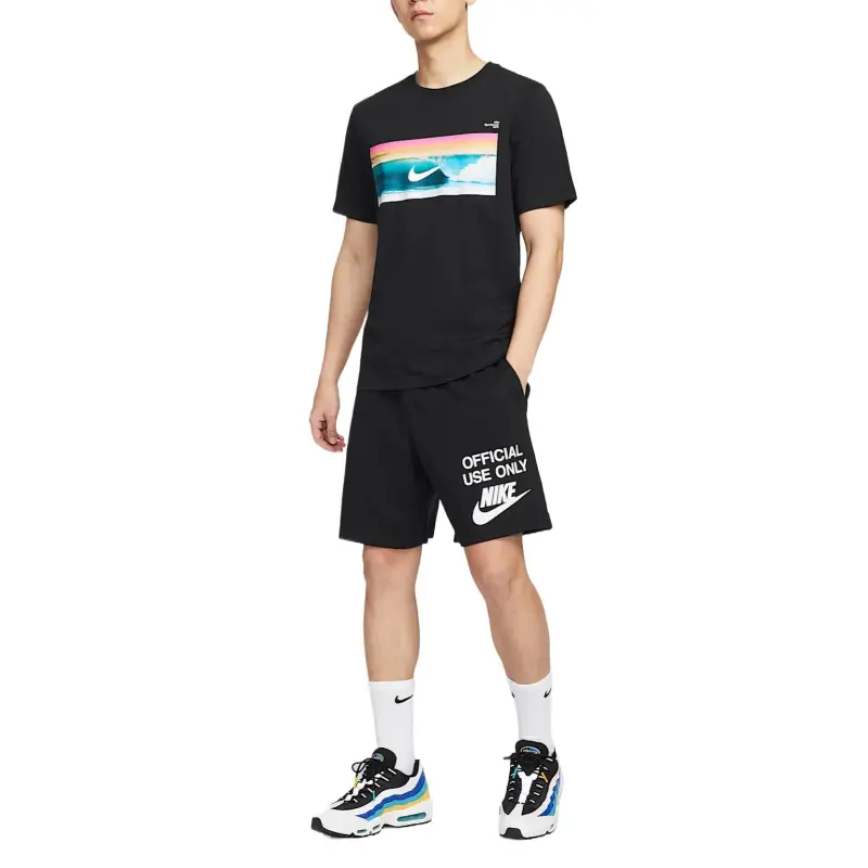 Nike Club Casual Shorts Men's Black 010-2