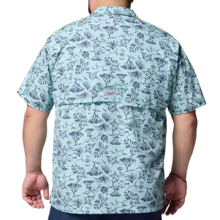 Columbia PFG Trollers Best Shirt Men's Blue-1