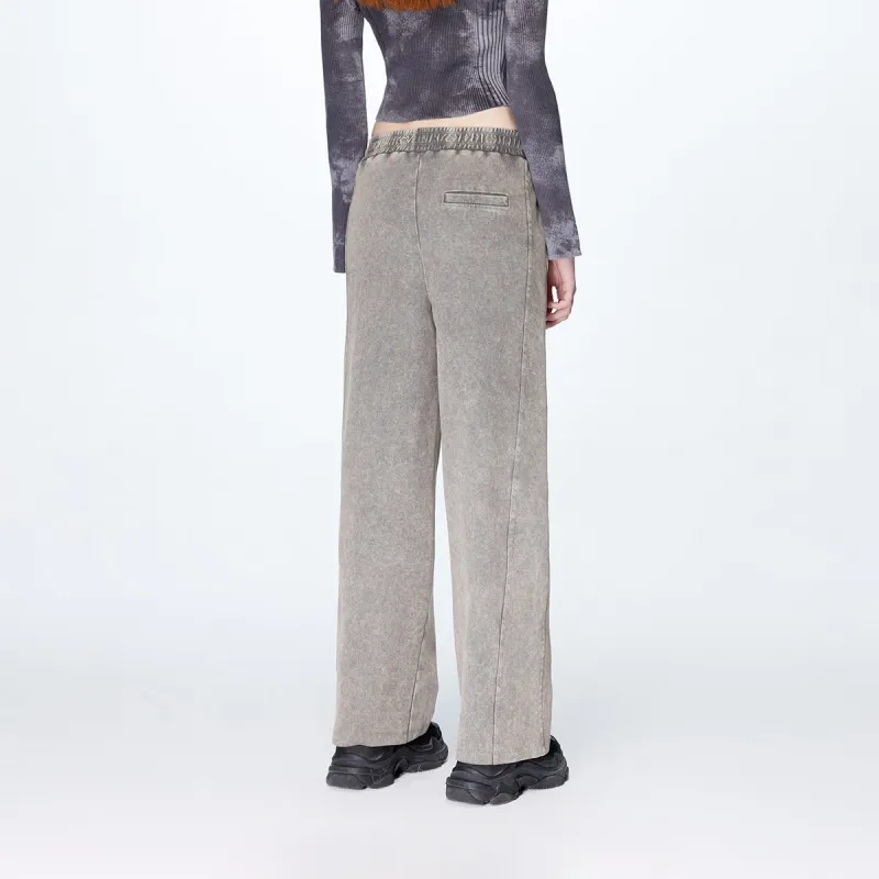 ONLY Casual Pants Women's E11 Stone Gray Green-3