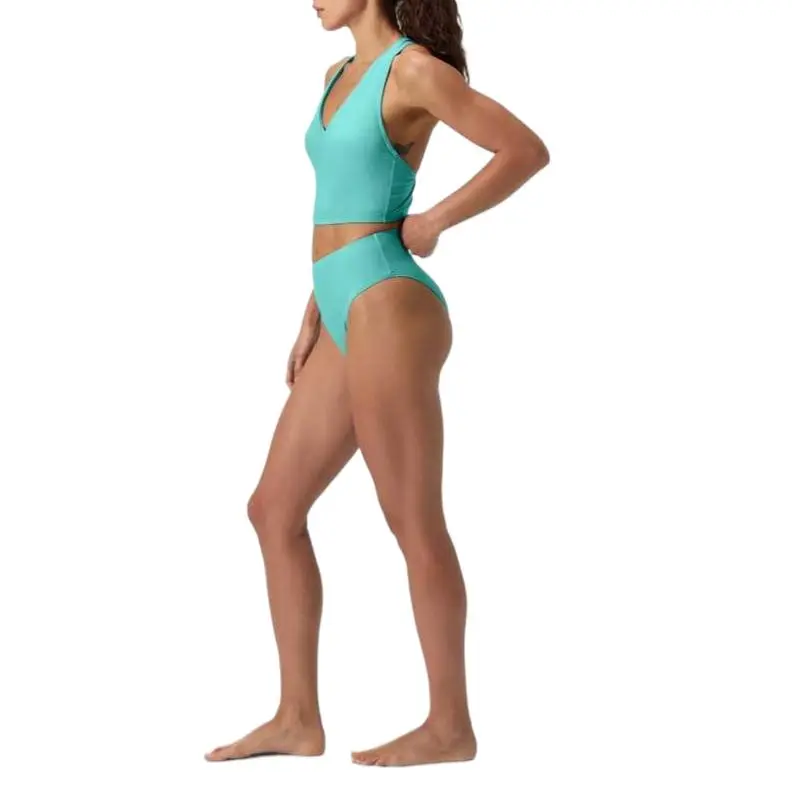 Speedo Swimming Shorts Women's Blue Green-7