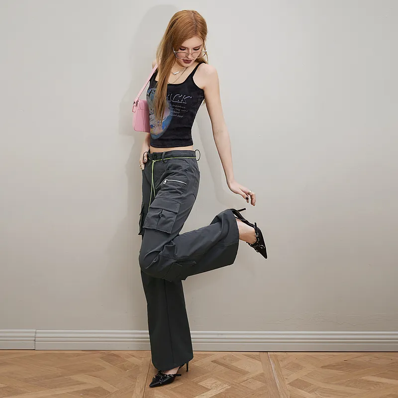 ELF SACK Cargo Pants Women's Alumni Gray-4