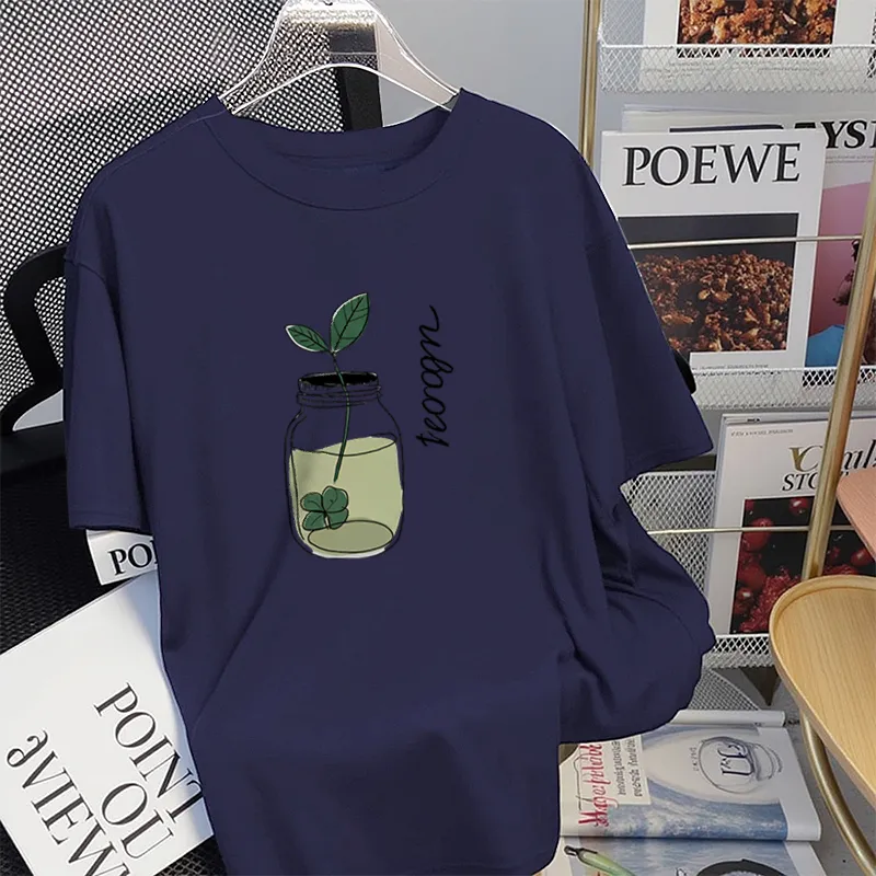 FAIRWHALE Drop Shoulder Sleeve T Shirt Women's-11