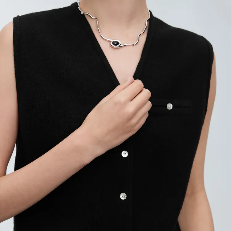 ELLE Sweaters Women's Black-5