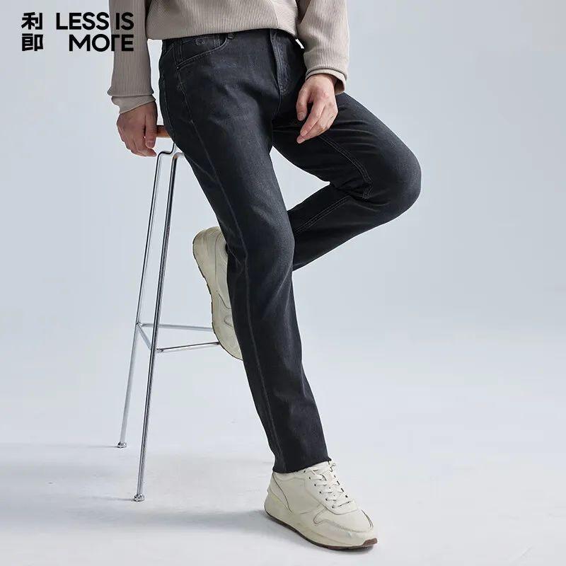LESS IS MORE Jeans Men Black-4