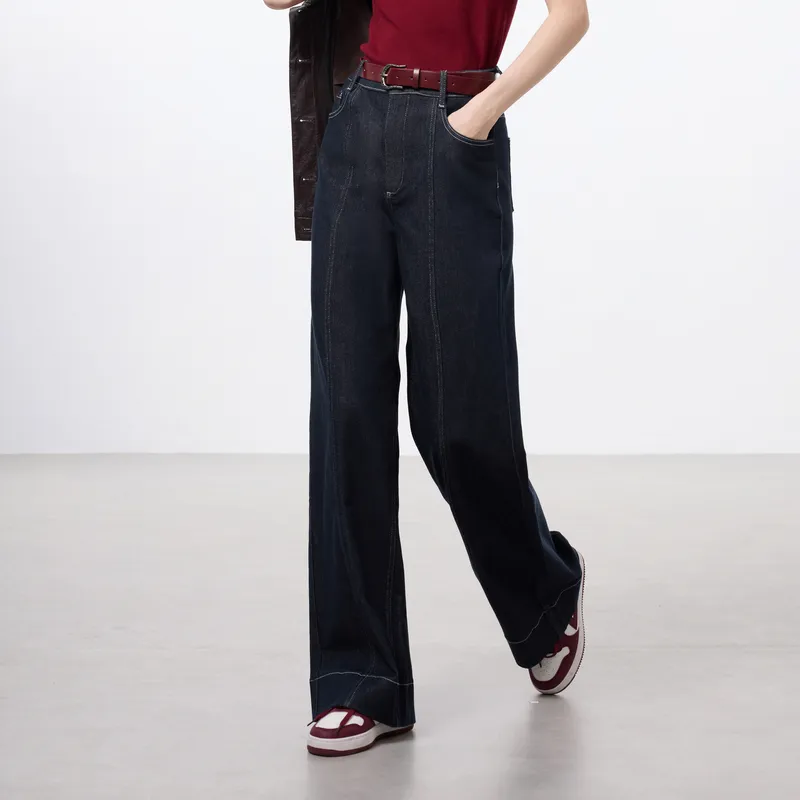 3COLOUR Jeans Women's Deep Sea Blue-6