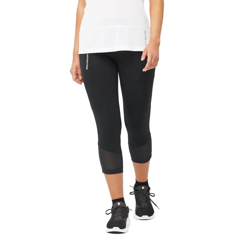 SALOMON CROSS RUN Athletic Trousers Women's Pitch Black-1