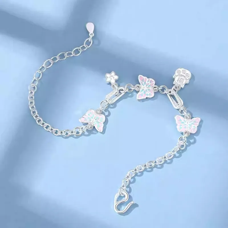 Happy Tide 999 Fine Silver Bracelets Women's-2